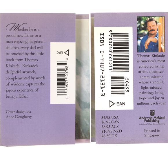Thomas Kinkade The Joy of Fatherhood Hardcover Minibook - Picture 4 of 10